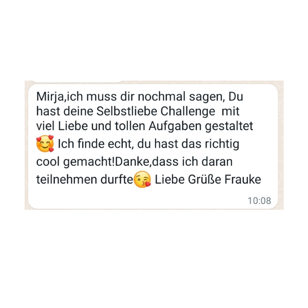 Feedback Selbstliebe Challenge2